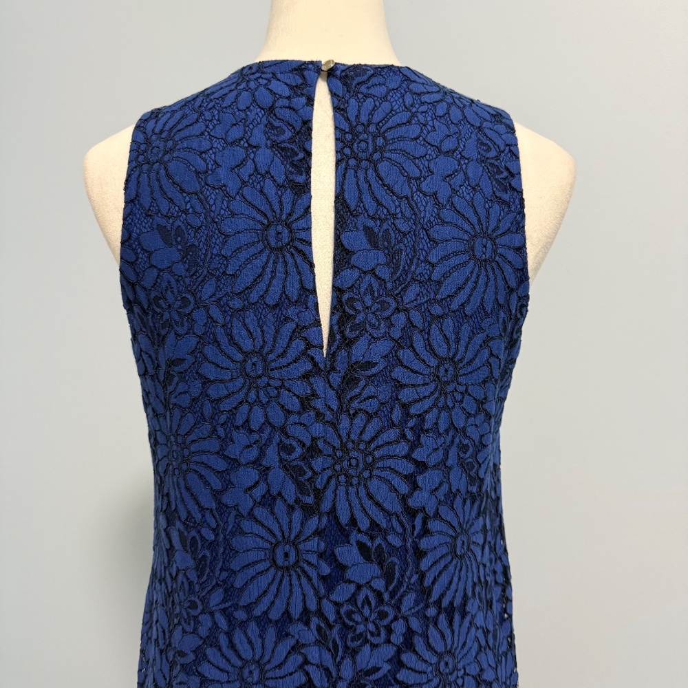 Tommy Hilfiger Women’s Sleeveless Blue Lace Lined Dress Size 6 - Picture 6 of 12